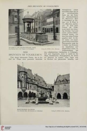 Der Brunnen im Volksleben