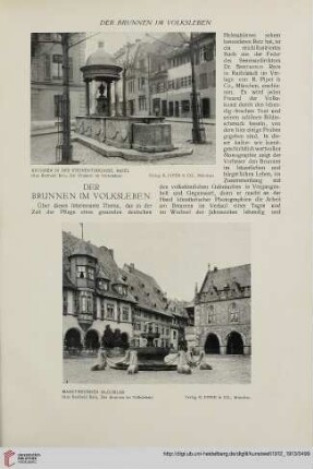 Der Brunnen im Volksleben