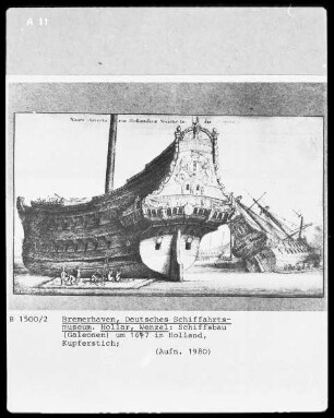 Holländische Schiffe — Reparaturarbeiten an Kriegsschiffen