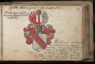 Börstell [Borstel], Johannes Ernestus von (mit Wappen)