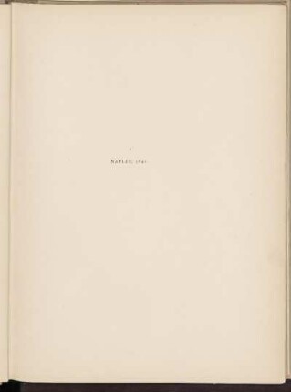 I. Naples; 1841 [Abbildung]