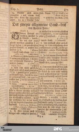 Der zweyte allgemeine Send-brif des Apostels Petri.