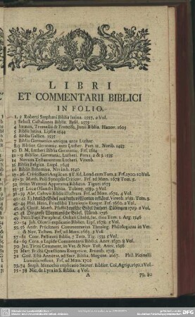 Libri Et Commentarii Biblici