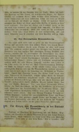 31. Das Herzogthum Braunschweig
