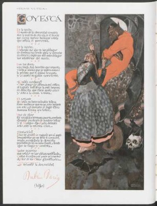 Goyesca : [ilustración a dos coloresn de Álvarez]