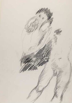 Ohne Titel (Versuche mit Kohlestift)