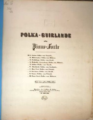 Polka-Guirlande : für Piano-Forte. 4, Wzdechi-Sereschane-Polka von Hilmar