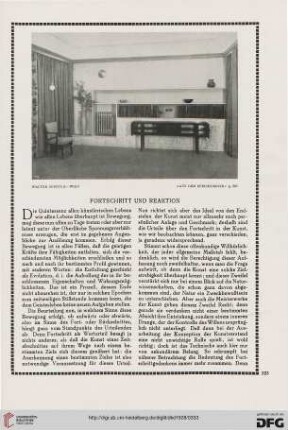Fortschritt und Reaktion