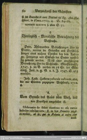 5. Theologisch-Moralische Betrachtung der Viehseuche