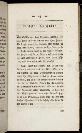 Sechster Abschnitt. - Zehnter Abschnitt.