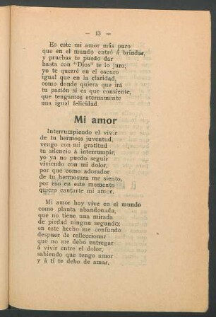 Mi amor