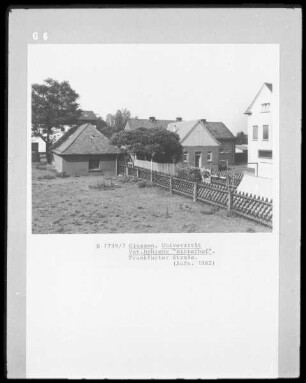 Justus-Liebig-Universität, Tierhygiene, Mäusestall