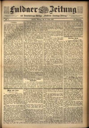 Ausgabe vom Montag, den 14. März 1898.