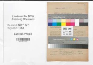 Entnazifizierung Philipp Lueckel , geb. 21.02.1900 (Lehrer)