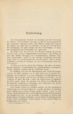 Leitfaden zur Eisenhüttenkunde : ein Lehrbuch für den Unterricht an technischen Fachschulen, 1. Feuerungskunde