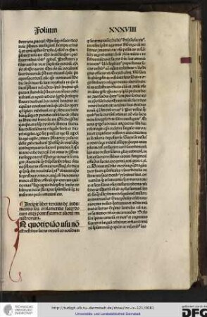 Incipit liber tertius de indumentis seu ornamentis sacerdotum atque pontificium et aliorum ministrorum.