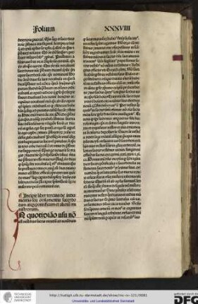 Incipit liber tertius de indumentis seu ornamentis sacerdotum atque pontificium et aliorum ministrorum.