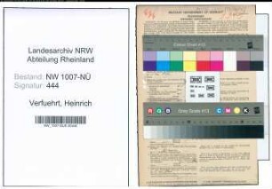 Entnazifizierung Heinrich Verfuehrt , geb. 02.03.1910 (Arzt)