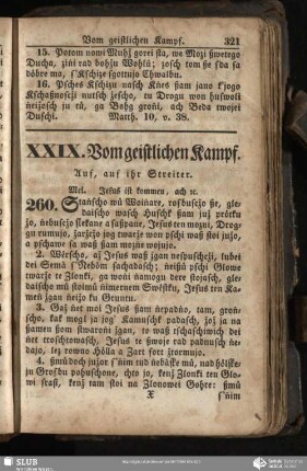 XXIX. Vom geistlichen Kampf