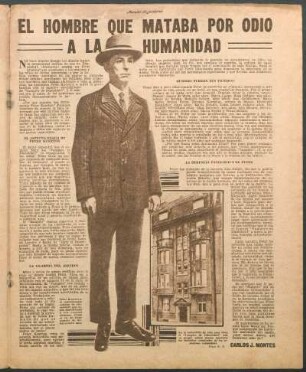 El hombre que mataba por odio a la humanidad