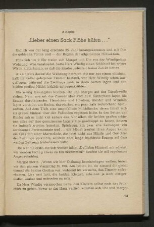 "Lieber einen Sack Flöhe hüten..."