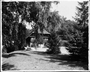 Karlsruhe Stadtgarten Schwarzwaldhaus am Lauterberg (1890)