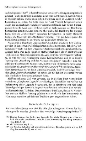 Gründe des Schweigens