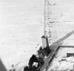 Skifahren auf dem Dobel.