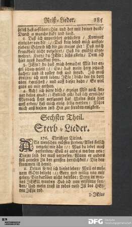 Sechster Theil.