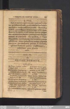 Cap. VI. de Origine Hominum.