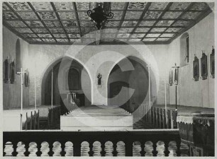 Saal der katholischen Filialkirche Langenöls