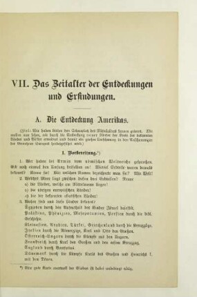 VII. Das Zeitalter der Entdeckungen und Erfindungen