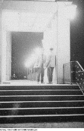 Studenten, u.a.: Dresden, Wohnheim Reichsstraße (Fritz-Löffler-Straße), Juni 1955