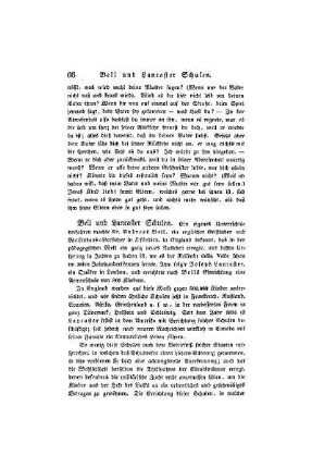 Bell und Lancaster Schulen