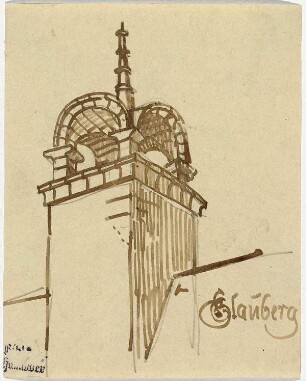 Gebäude in Glauberg, Schornsteinkopf