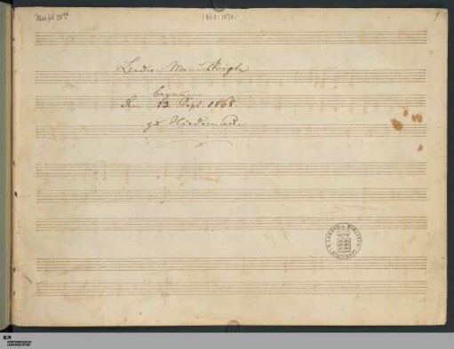 dd: Lieder-Manuskripte [17 Lieder] - Cod.mus.II.fol.53,dd