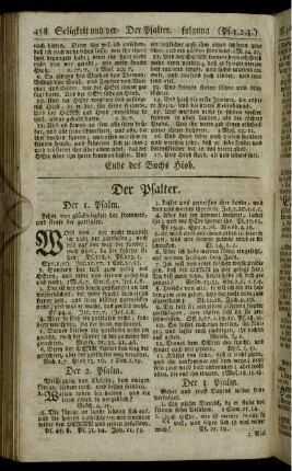 Der Psalter.