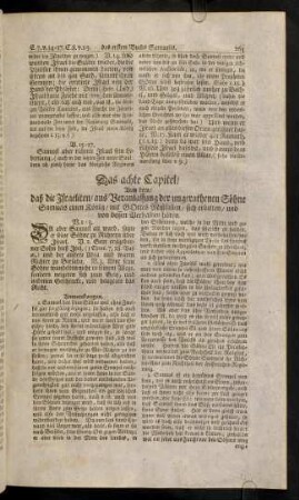 263-273, Das achte - neunte Capitel