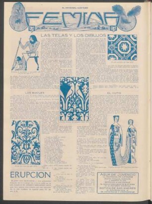 Fémina : Las telas y los dibujos