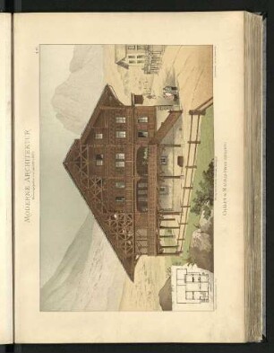 Châlet in Maloja (Ober-Engadin). Kuoni & Cie, Baumeister, Chur. Grundriss