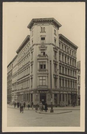 Ansichtskarte Eckhaus, Kottbusser Straße 13