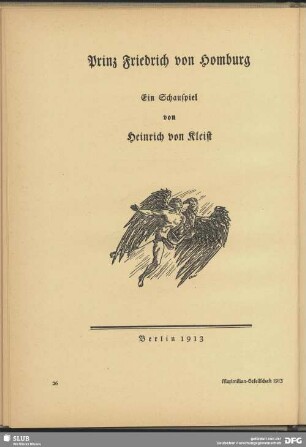 Buchumschlag "Prinz Friedrich von Homburg"