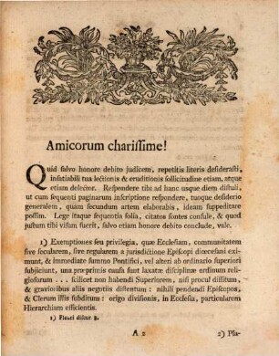 De Exemptionibus Et Religiosorum Privilegiis
