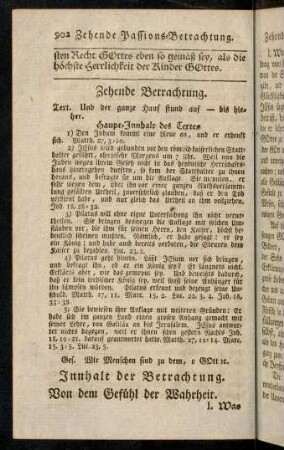 902-914, Zehende Betrachtung.