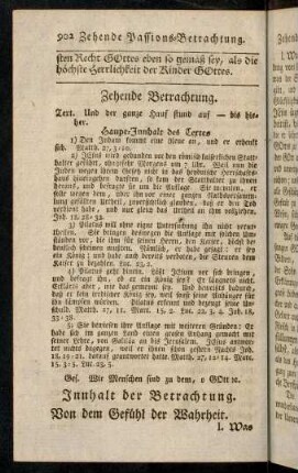 902-914, Zehende Betrachtung.