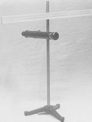 Ablesefernrohr mit Skala für Spiegelgalvanometer, Leppin & Masche : Technikgeschichte | Physik | Elektrizität | Elektrische Meßinstrumente
