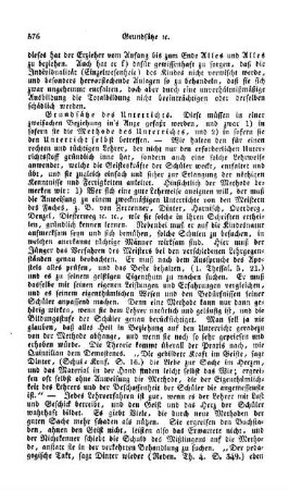 Grundsätze des Unterrichts