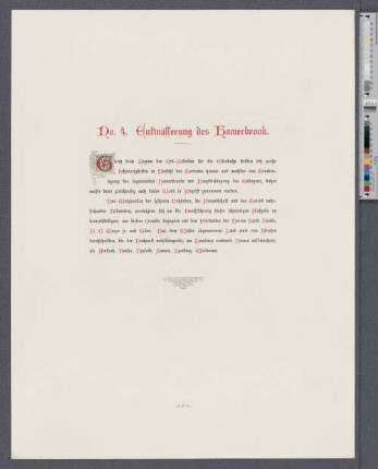 No. 4. Entwässerung des Hammerbrook.