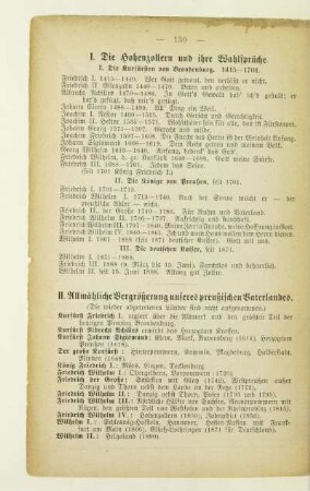 I. Die Hohenzollern und ihre Wahlsprüche