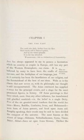 Chapter I. The Far East